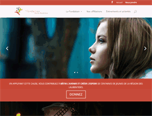 Tablet Screenshot of fondationandreboudreau.com